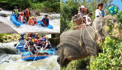 Rafting 5 Km & Elephant Trek 30 Min Full day